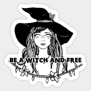 Be A Witch and free Sticker